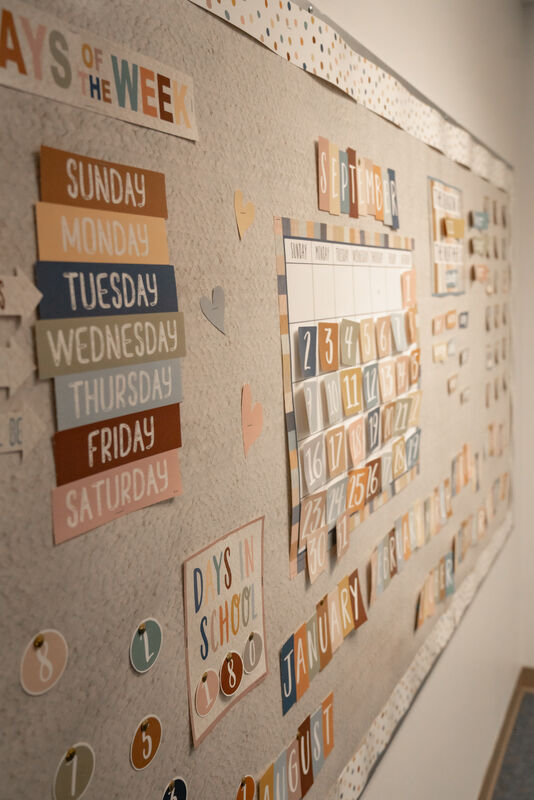 calendar bulletin board