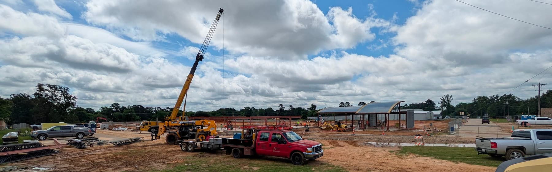 Air Dome construction progress
